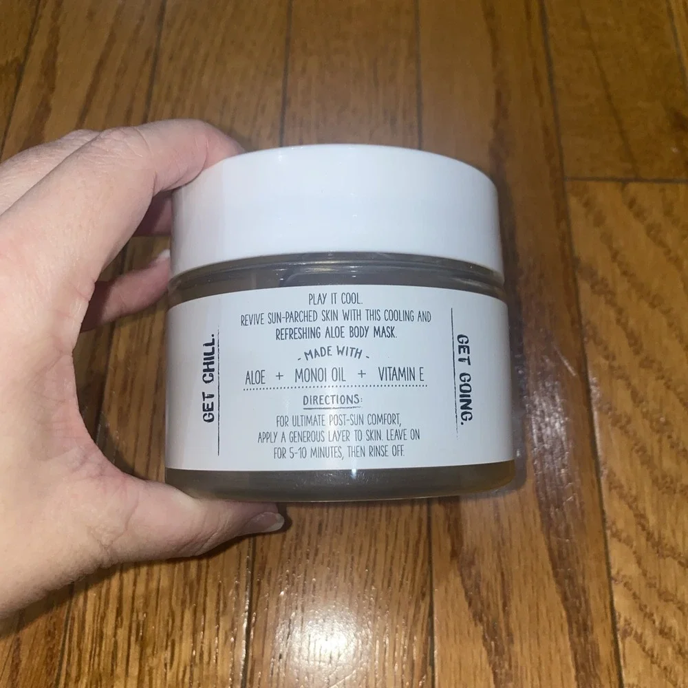 BATH & BODY WORKS ACTIVE SKINCARE SUN CHILL‎ OUT ALOE BODY MASK 13 OZ MONOI OIL